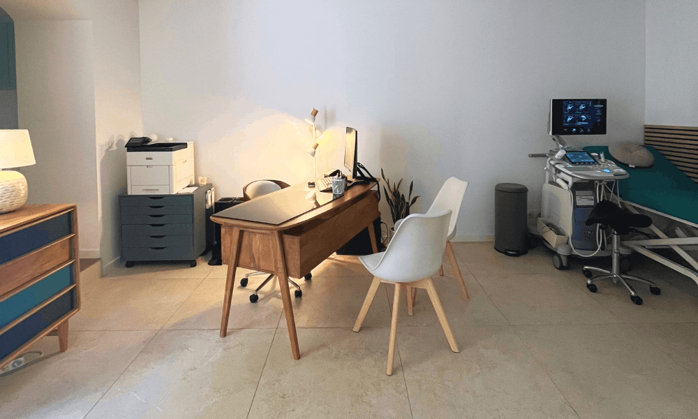 Intérieur du cabinet Espace Ekhô